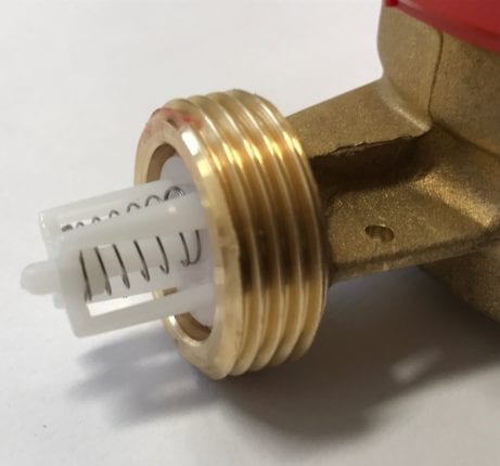 zpětná klapka k vodomeru